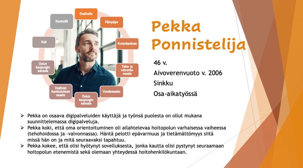 Pekka Ponnistelijan profiili kuvana.