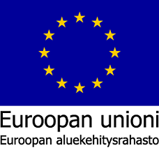 Euroopan aluekehitysrahaston  logo.