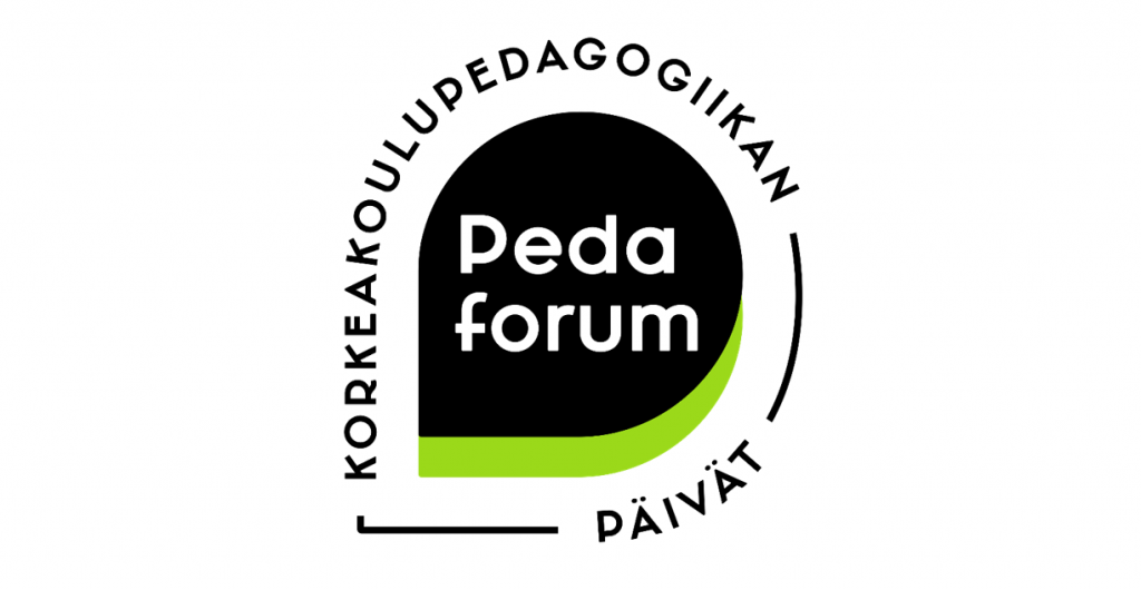 Pedaforum, korkeakoulupedagogiikan päivät -logo.