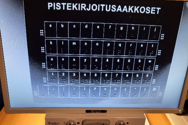 Valokuva lukutelevisiosta.